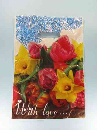 Пакет с прорезной ручкой(25*35)