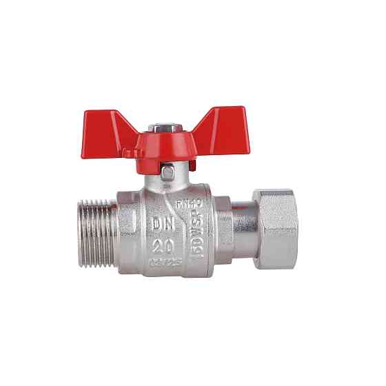 Кран кульовий із накидною гайкою Thermo Alliance Forte 3/4" ВЗ для води прямий SF261W20 Київ