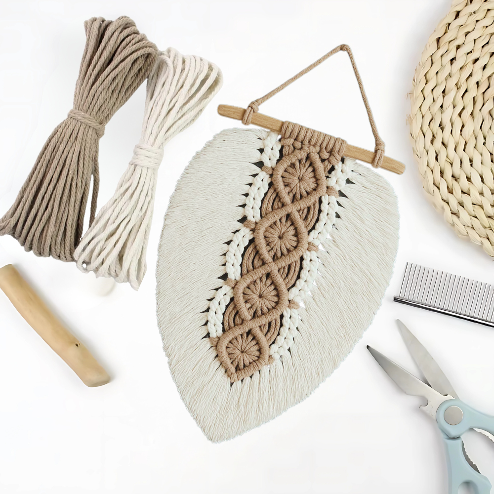 Набор макраме для ручного вязания гобелена настенного декора 