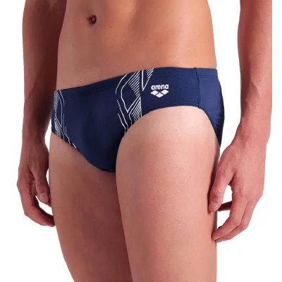 Плавки Arena Poseidonia Swim Briefs 007338-701 темно-синій, білий 85 (3468337382287) Винница - изображение 3