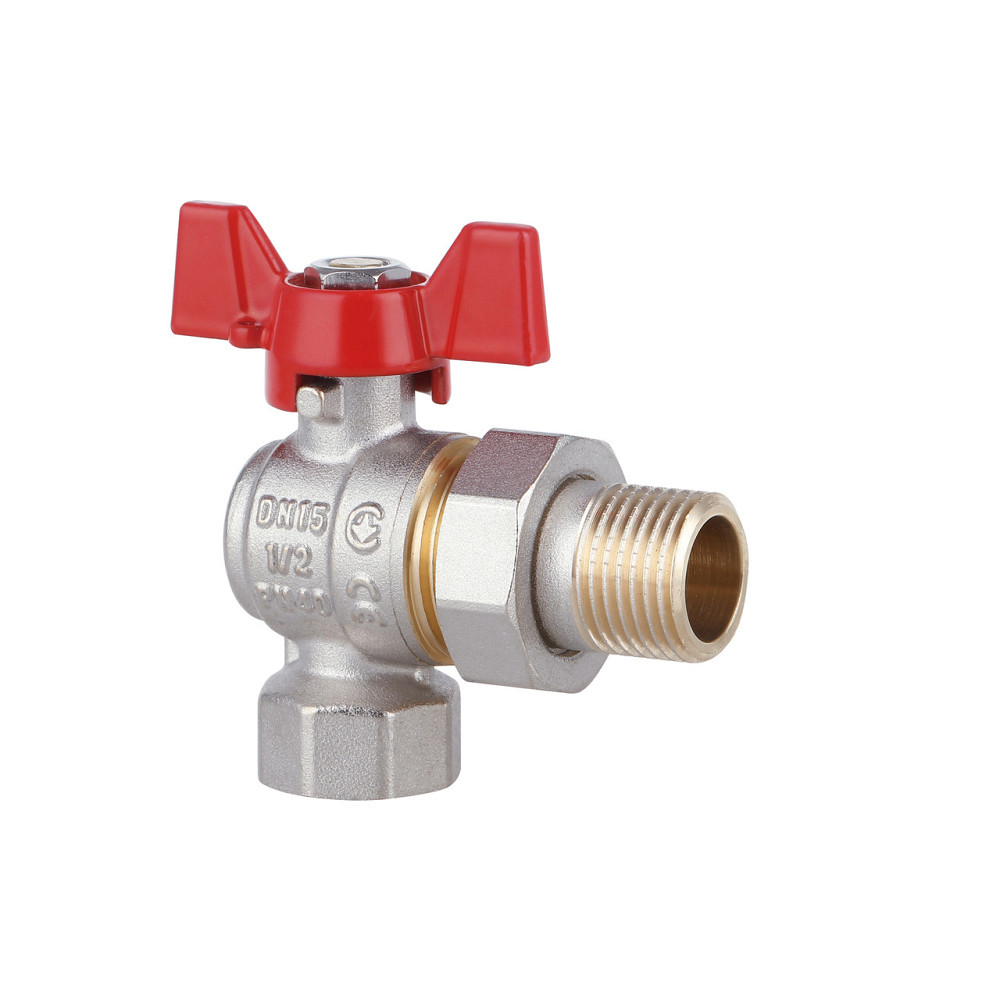 Кран кульовий "Американка" Thermo Alliance Standart 1/2" ВН кутовий SD222NW15PN40 Київ - фото 3