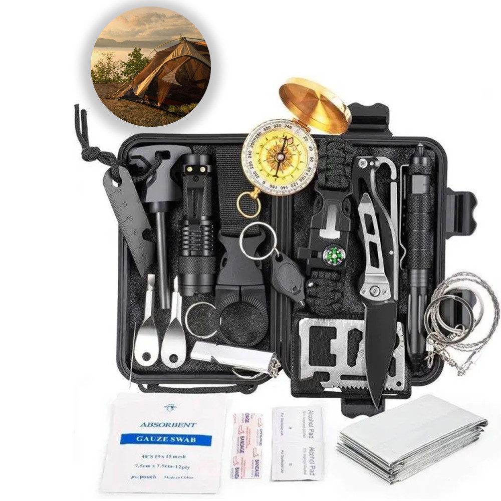 Набір інструментів для виживання 18в1 EL-2381-1 + кейс SBR Київ - фото 1