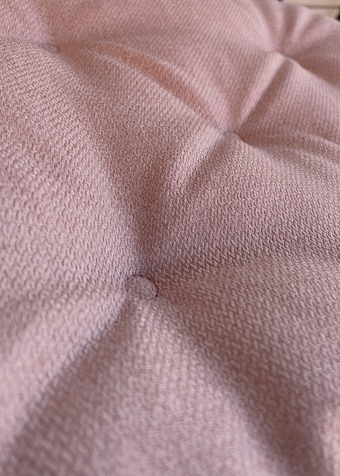 Подушка для стільців (38x38х5 см) Decorator Мальмо колір пудровий 84-111 Київ - фото 2