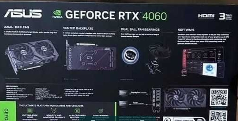 Відеокарта Asus Dual RTX 4060 EVO. Київ - фото 1