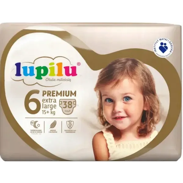 Підгузки Lupilu Premium 6 (15+ кг), 38 шт. Львів - фото 1