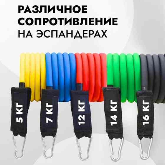 Латексний еспандер вправи exercise pipe, Резинка еспандер для фітнесу supretto Фітнес гумовий OC-31 Київ