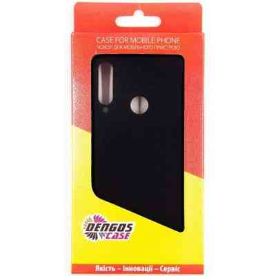 Чохол до мобільного телефона Dengos Carbon Huawei Y6p, black (DG-TPU-CRBN-78) (DG-TPU-CRBN-78) Вінниця