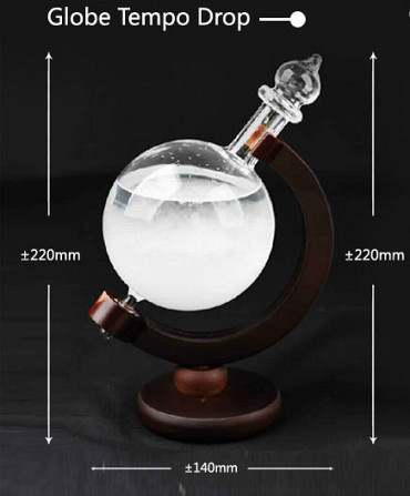 Барометры Штормгласс Глобус Голубая роза большой, Storm glass Кременчуг - изображение 2
