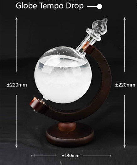 Барометры Штормгласс Глобус Голубая роза большой, Storm glass Кременчуг - изображение 2