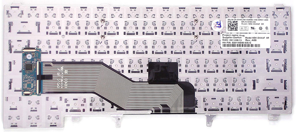 Клавиатура для ноутбука Dell Latitude (E6420) Black, RU/EN Вінниця - фото 3