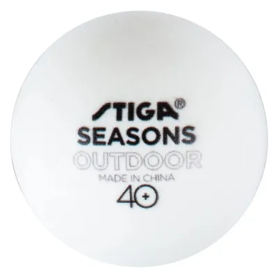 М'ячик для настільного теніса Stiga Seasons White 12 шт (1110-2810-12) (931162) Вінниця - фото 1