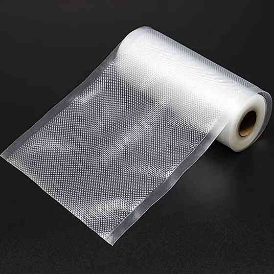 Вакуумні пакети для їжі 5 м х 12 см / Рифлені пакети для вакууматора / Пакети вакуумні Київ