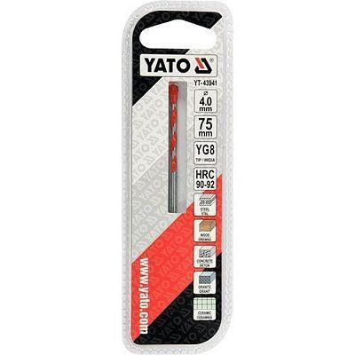 Сверло універсальне YATO, 4*75 мм Харків - фото 1