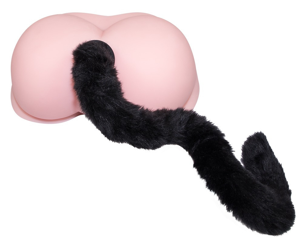 Анальна пробка с гибким хвостом Bad Kitty чорна, 3.5 х 73 см Sex Aura Киев - изображение 9