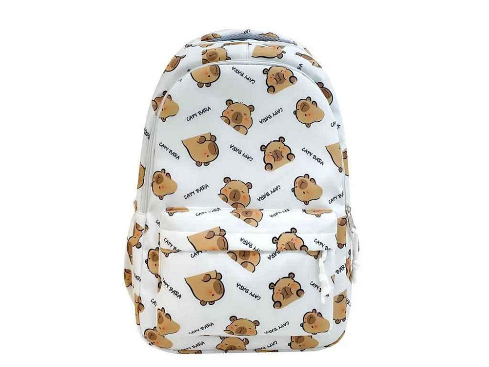Рюкзак Capybara Белый 43*30*14см 658-3 ТМ КИТАЙ Киев - изображение 1