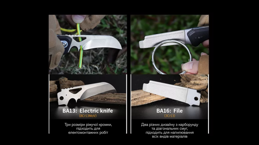 Ніж складаний Roxon S502U, чорний Рівне - фото 9