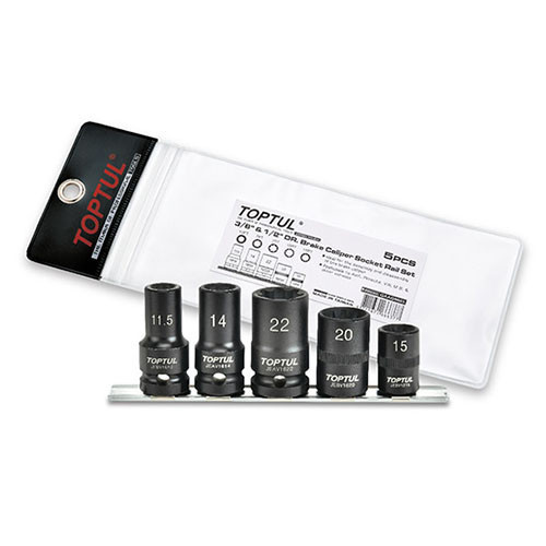 Набір головок для гальмівних супортів 5 од. TOPTUL GAAG0503 Одеса - фото 1