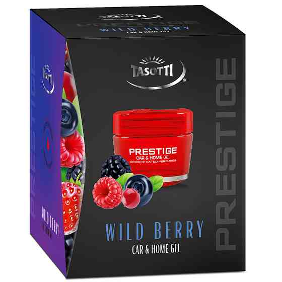 Ароматизатор для авто гелевий "Gel Prestige" Wild Berry (Лісова ягідка) 50мл Tasotti Київ