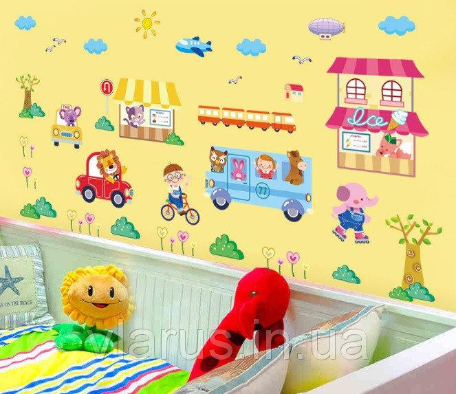 Настінна наклейка Дитяче містечко Київ - фото 5