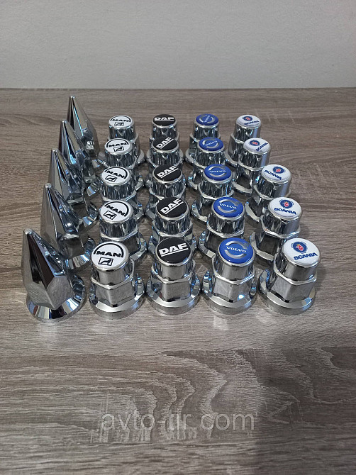 Ковпачок пластиковий на гайку 32мм SCANIA нікель Ковпачок пластиковий 32мм SCANIA Луцк - изображение 4