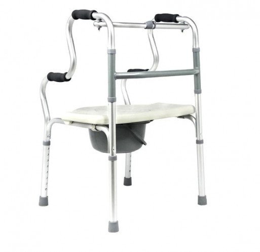 Кресло-туалет с ходунками 2 в 1, регулируемое по высоте, складывающееся - Ersamed FY9621LL Днепр - изображение 3