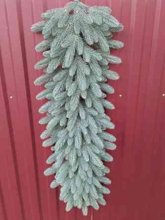 Гірлянда з хвої Преміум 1.5 м лита (Блакитна) Київ