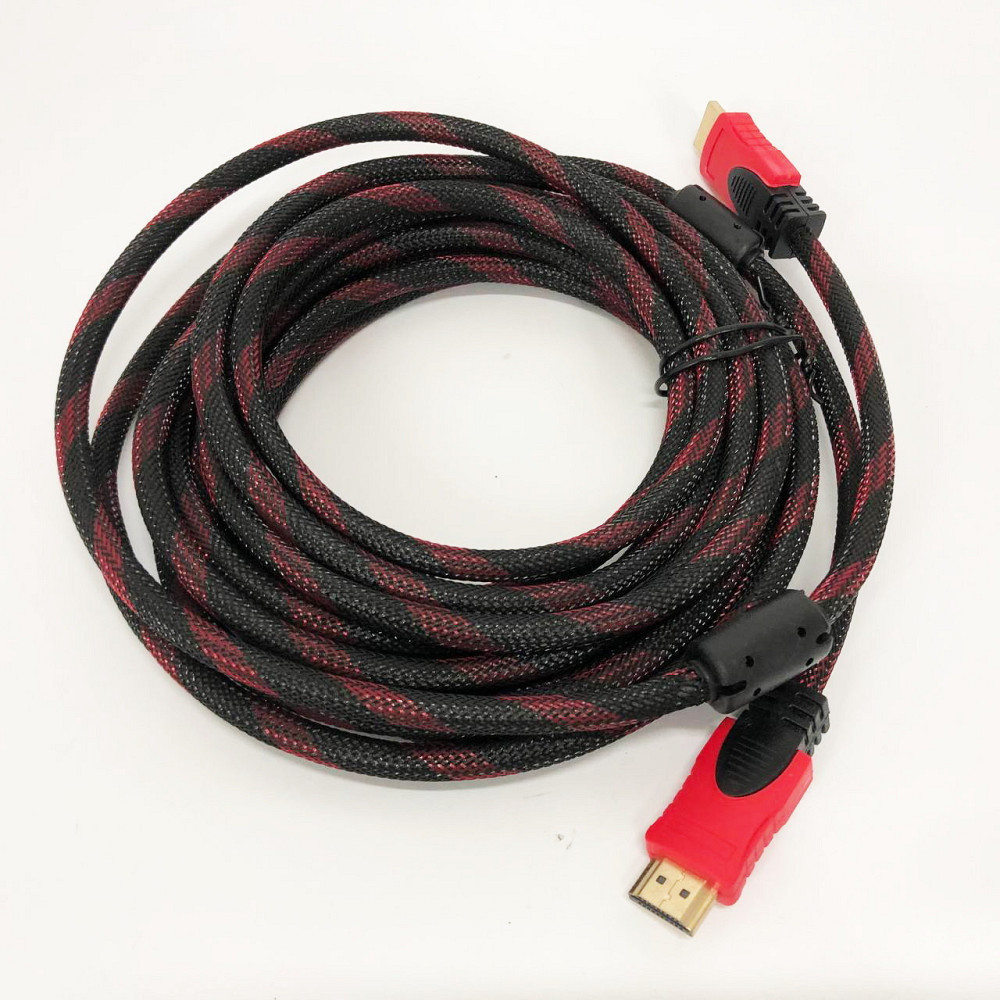 Кабель посилений 5м перехідник адаптер HDMI-HDMI тато-тато аудіо відео шнур в обмотці BM-50 Львів - фото 12