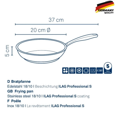 Сковорода Kela Flavoria 20 см (10197) Винница - изображение 5