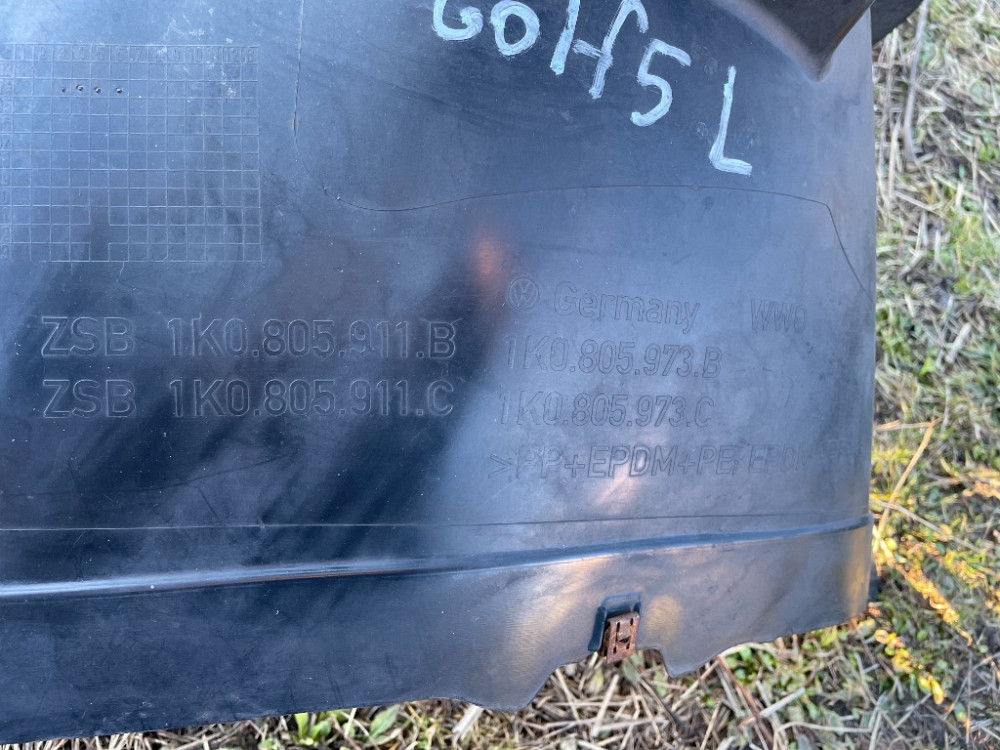 Підкрилок передній лівий VW Golf V 2003-2008 (1K0805973) Ковель - изображение 3