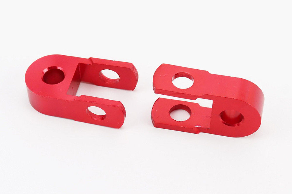 Подовжувач заднього амортизатора 27мм к-кт 2шт, червоний Київ - фото 1