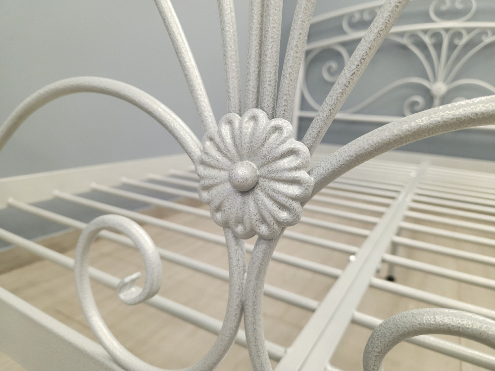 Двоспальне металеве ліжко Дармера від ТМ Теnero 140х200, Каркас — метал відстань 8 см., 2 ящики Харків - фото 4