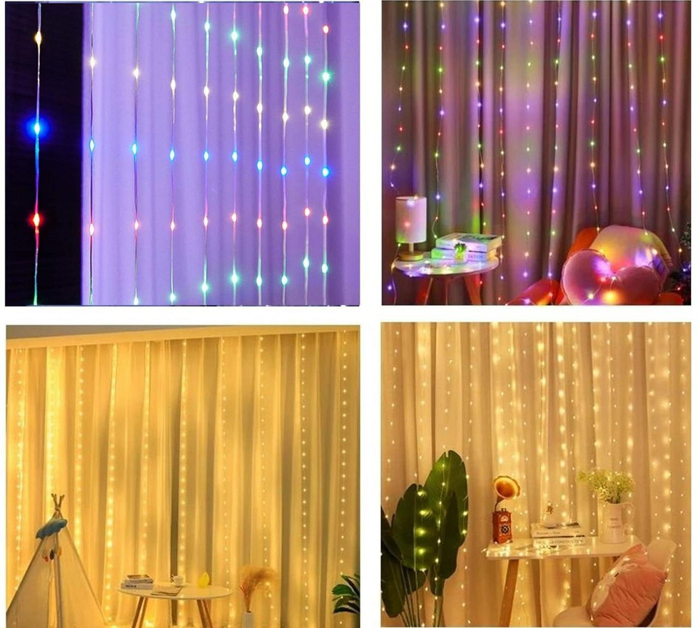 Світлодіодна гірлянда 200 LED кольорова 2x2м "Водопад" Київ - фото 4