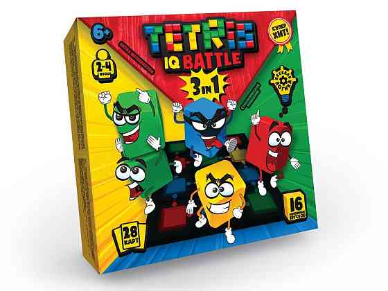 Розважальна гра "Tetris IQ battle 3in1" укр (10), шт Київ