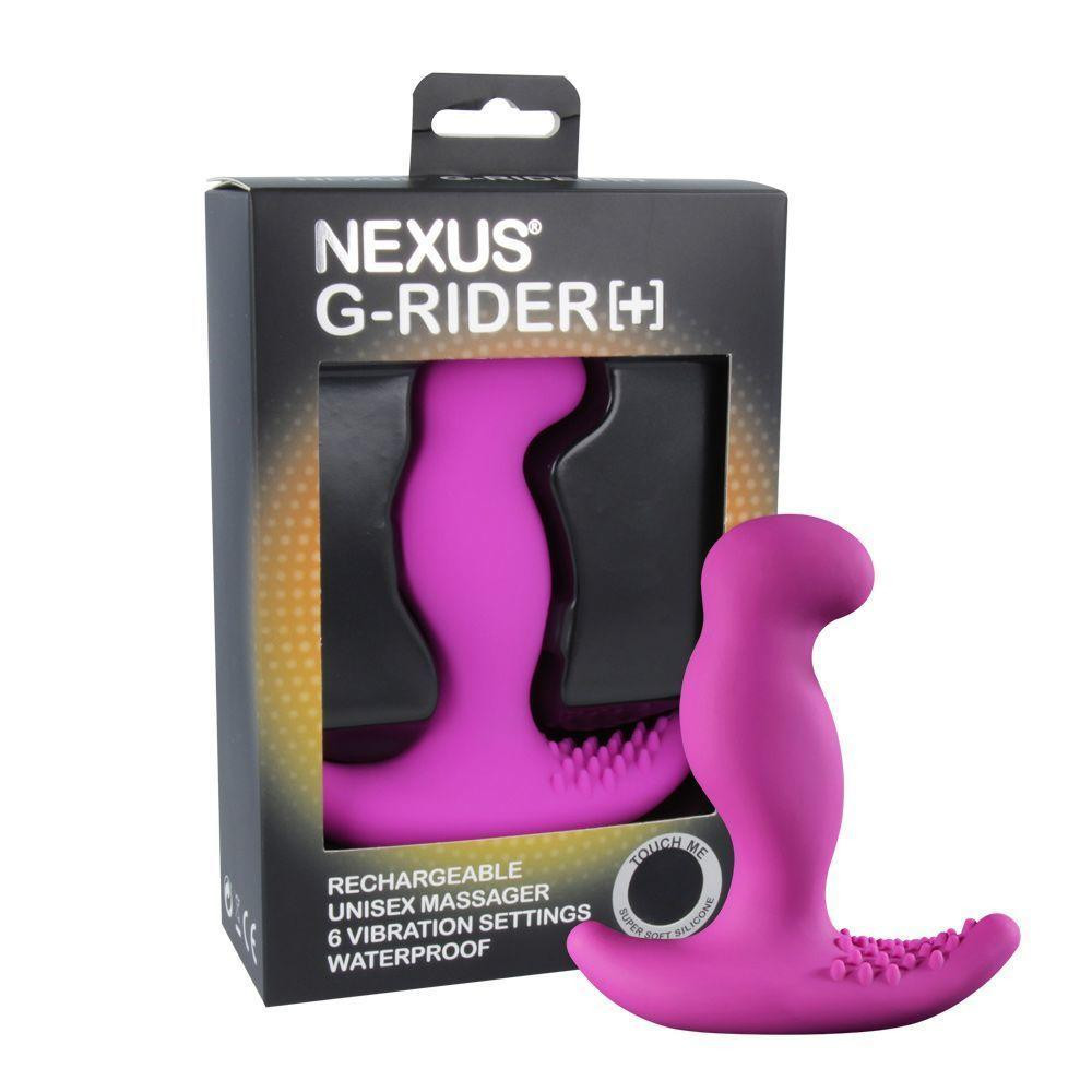 Масажер простати з вібрацією Nexus G-Rider Plus Purple, макс діаметр 3,8 см, перезаряджається Sex Aura Київ - фото 2