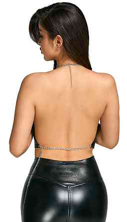 Чорний топ Cottelli Collection Metal Top black 2450542 S-L Sex Aura Київ