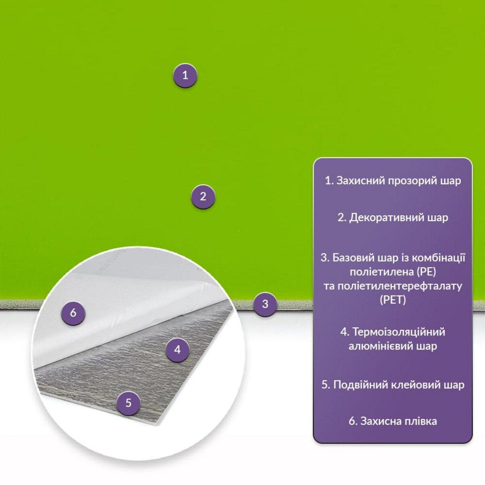 Самоклеюча стінова PET плитка 600х300х2мм SW-00002245 Київ - фото 2