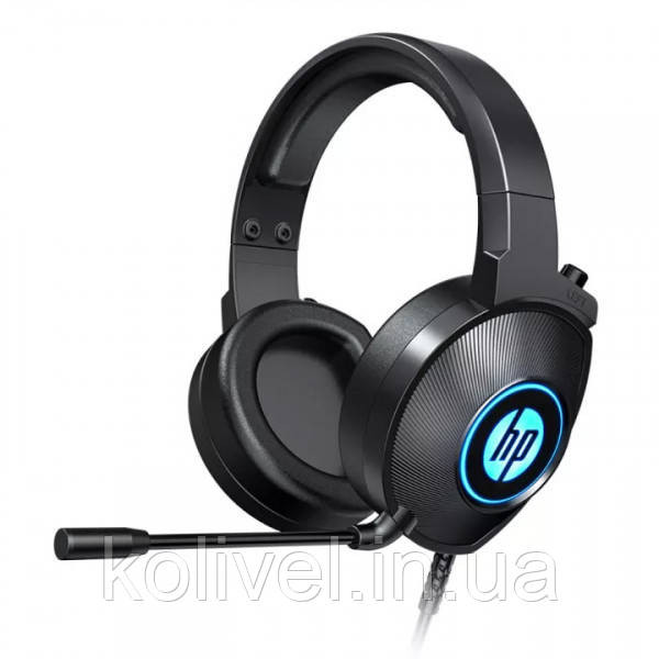Навушники з мікрофоном HP DHE-8008U USB, 7.1 Surround, Noise Cancelling, LED, Black (DHE-8008U) Киев - изображение 2