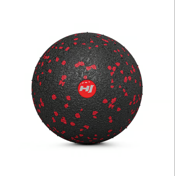 Масажний м'яч EPP 80 мм Hop-Sport HS-S008MBR чорно-червоний Киев - изображение 3