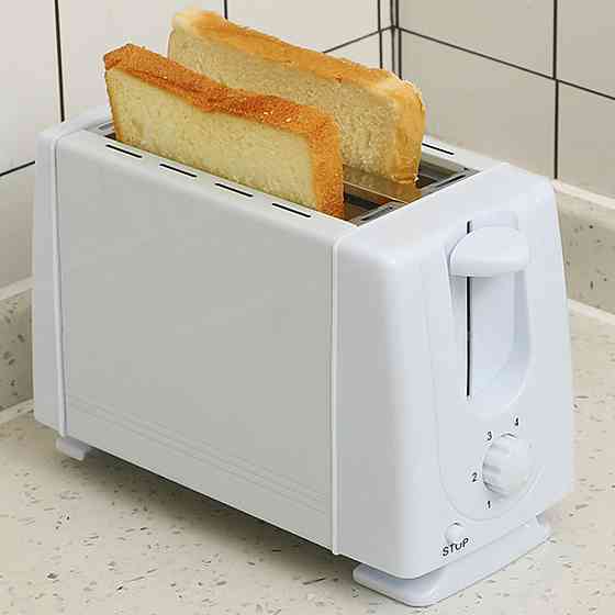 Электрический тостер для хлеба на 2 тоста,650Вт,от сети,QLT-118A SBR Киев