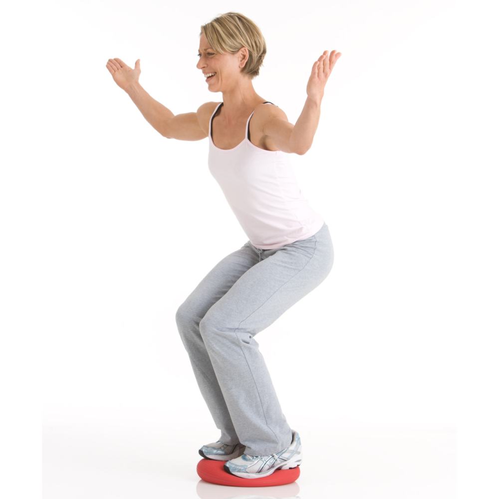 Балансировочная подушка Togu Dynair® Ballkissen® XL - 36 см (красная) Днепр - изображение 2