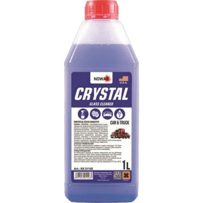 Автомобільний очисник NOWAX CRYSTAL GLASS CLEANER 1 л (NX01146) Вінниця - фото 1