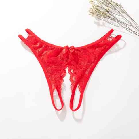 Стрінги з розрізом унісекс червоні, розмір універсальний, резинка до 86см Київ