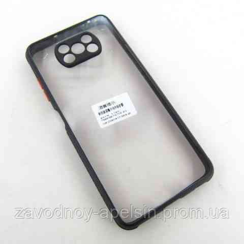 Xiaomi Poco X3 защитный чехол TPU+PC black Одесса
