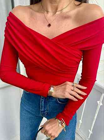 Жіночий романтичний боді з драпіруванням трикотаж масло Одеса