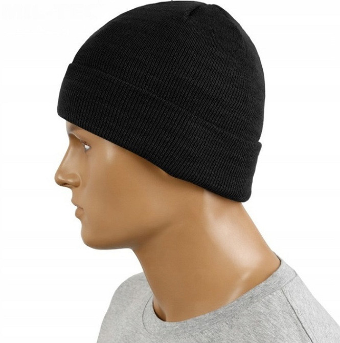 Универсальная Шапка зимняя из 100% акрила Mil-Tec от Sturm (12132002) Black Нововолынск - изображение 4