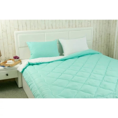 Одеяло Руно силиконовое бирюзовое 140 х 205 (К_321.52СЛ200_Бірюзовий) Винница - изображение 5