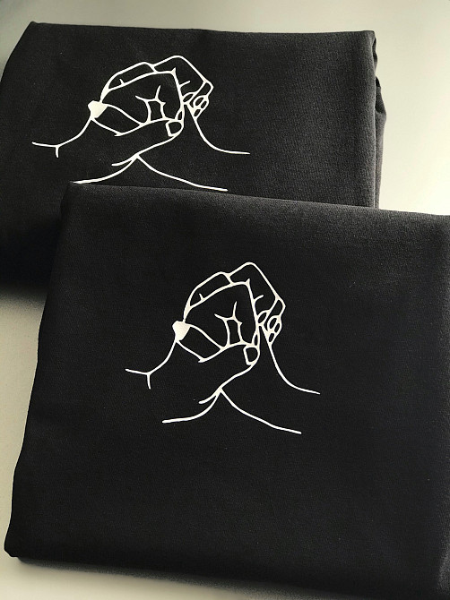 Парні футболки для хлопця та дівчини — Чорні ручки Чернівці - фото 2