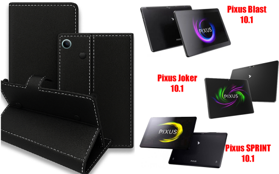 Книжка-трансформер для планшета Pixus Blast 10.1, Joker 10.1, Sprint 10.1, колір Black Київ