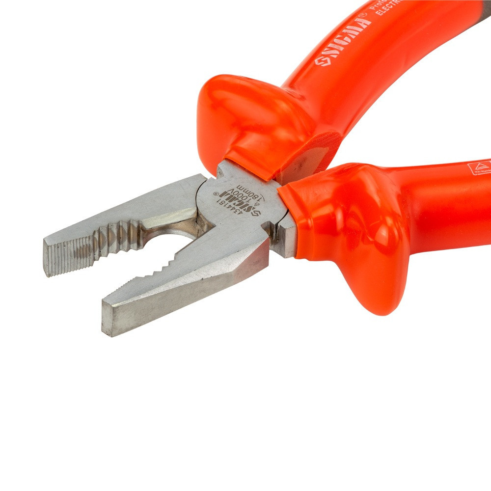 Плоскогубці діелектричні 180 мм 1000В SIGMA (4344181) Київ - фото 4