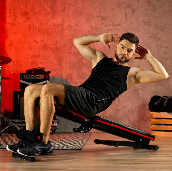 Тренировочная скамья для дома и спортзала универсальная раскладная Спортивная скамья для тренировок HS-1010PRO Киев - изображение 8